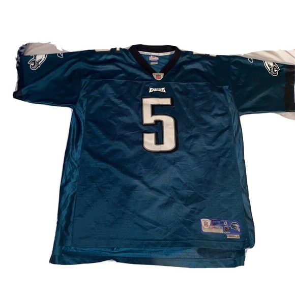 Philadelphia Eagles‎ NFL Reebok Donovan McNabb Sewn Patches Green Jersey Size XL - Picture 1 of 13